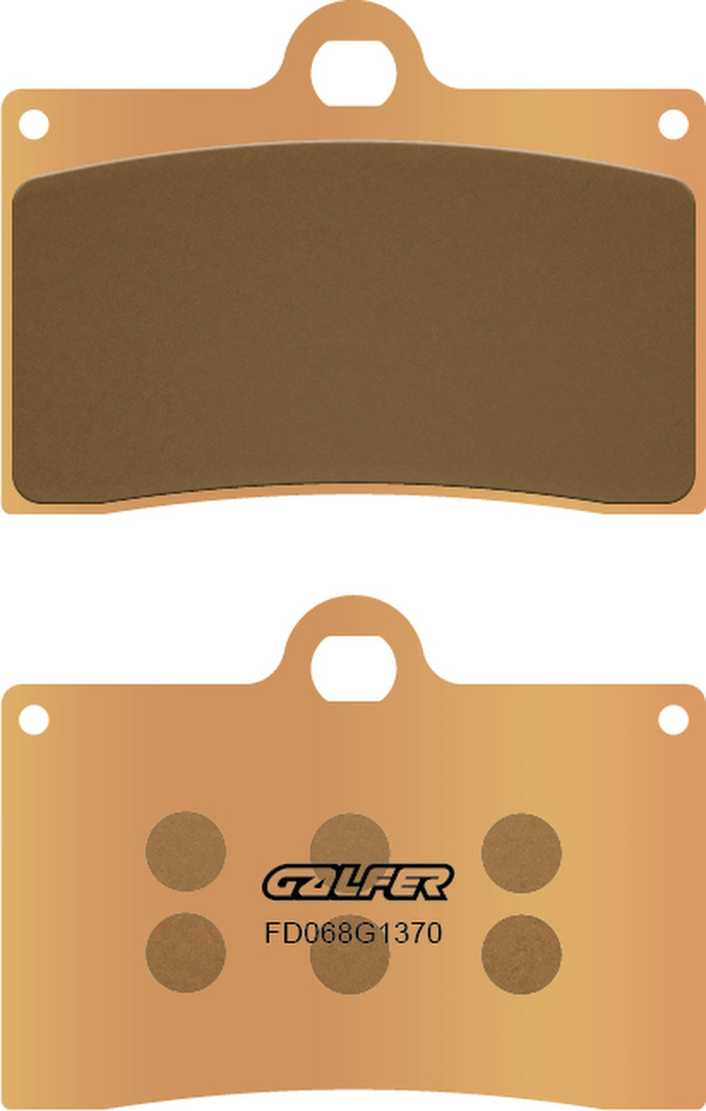 Front Sintered Street Brake Pads - Galfer Compatible With Borile B 500 Mt (2002)