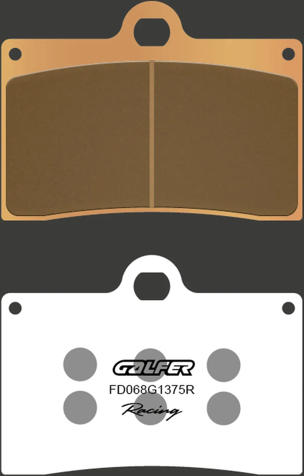 Front Sintered Sport Racing Brake Pads - Galfer Compatible With Laverda 650 (1992)