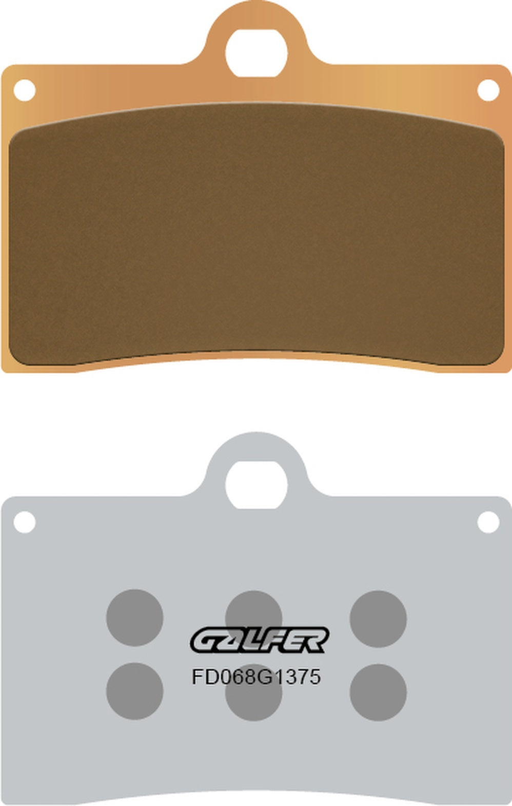 Front Sintered Sport Brake Pads - Galfer Compatible With Borile B 500 Mt (2002)
