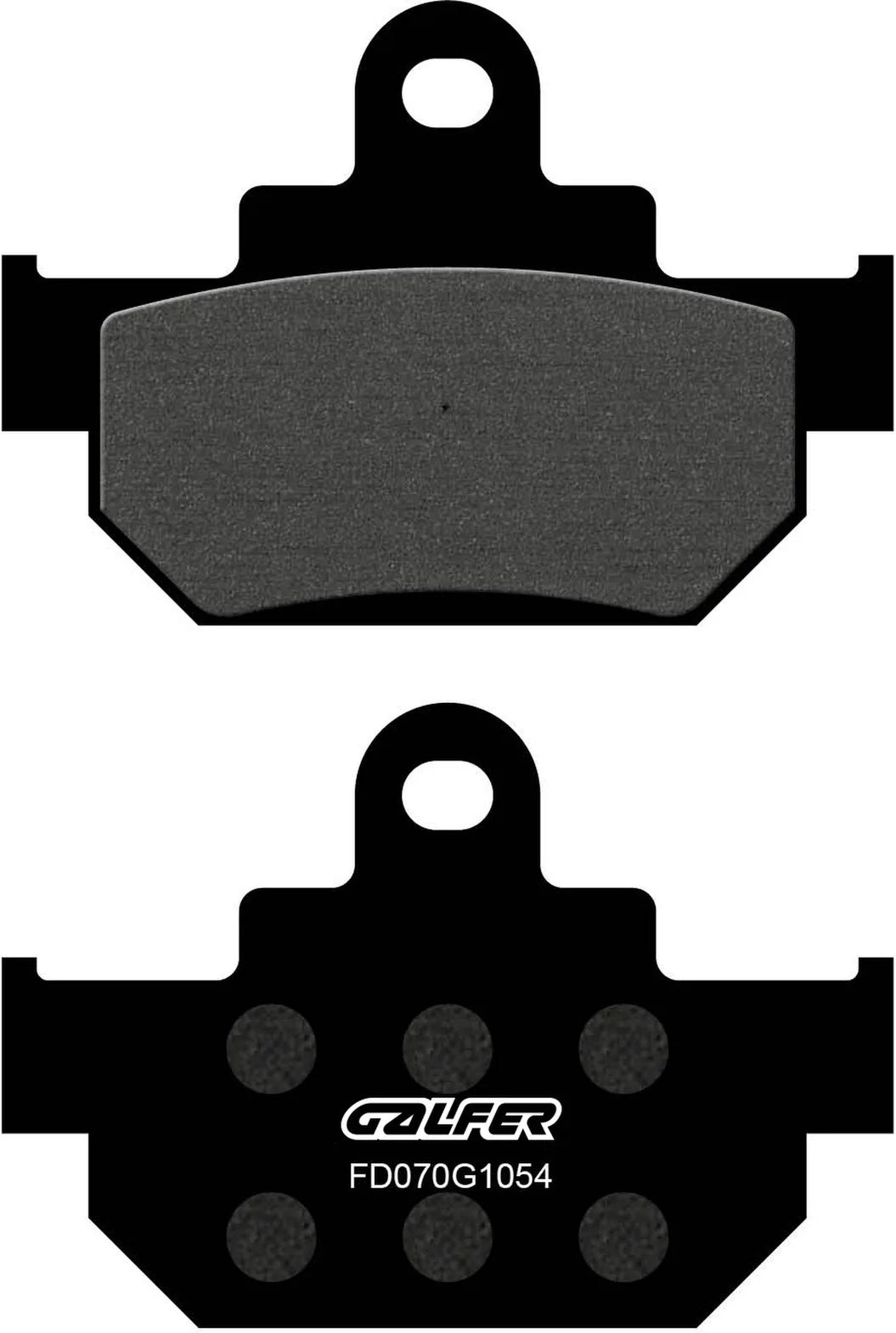 Front Semi-Metal Brake Pads - Galfer Compatible With Maico Gm 250 Star (1986)