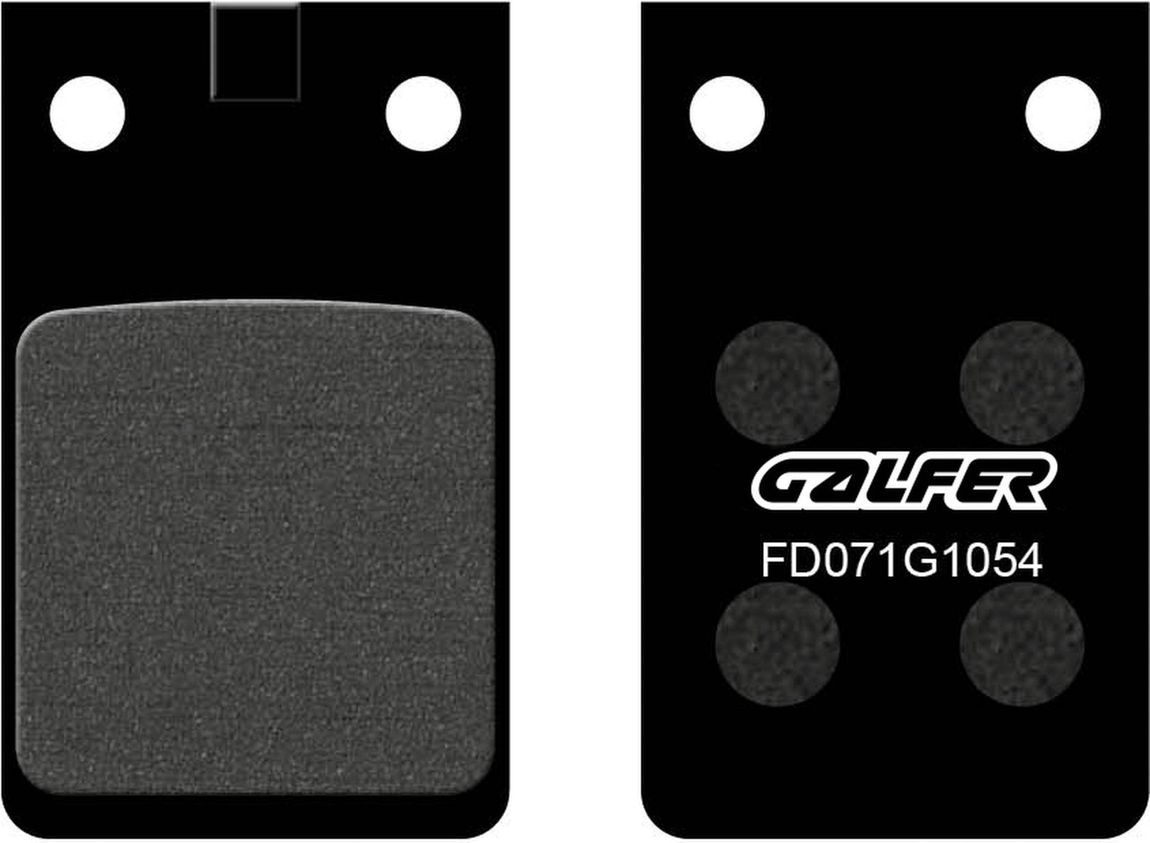 Front Semi-Metal Brake Pads - Galfer Compatible With Garelli 50 Formuno Raid (1989)