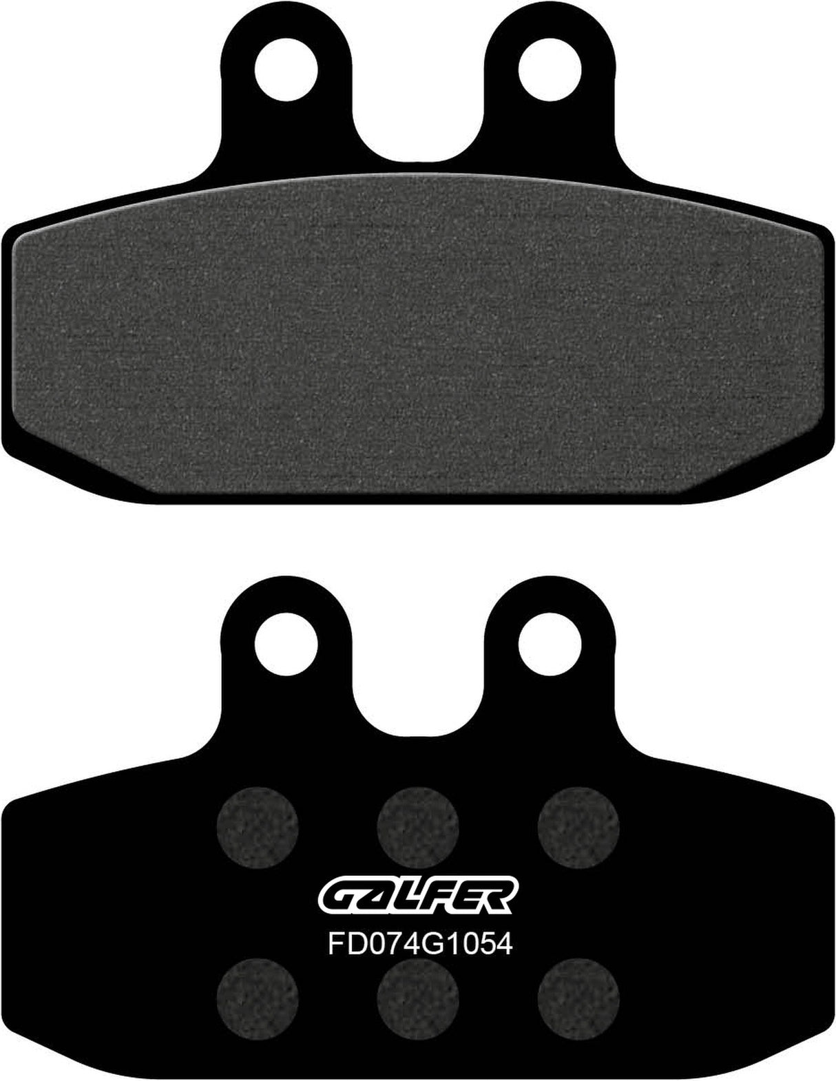 Front Semi-Metal Brake Pads - Galfer Compatible With Garelli 125 Tiger Xle (1987)