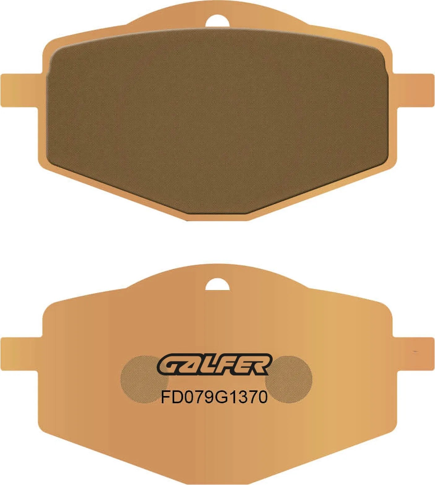 Front Sintered Street Brake Pads - Galfer Compatible With Yamaha Ysr 50 T (1986-1992)