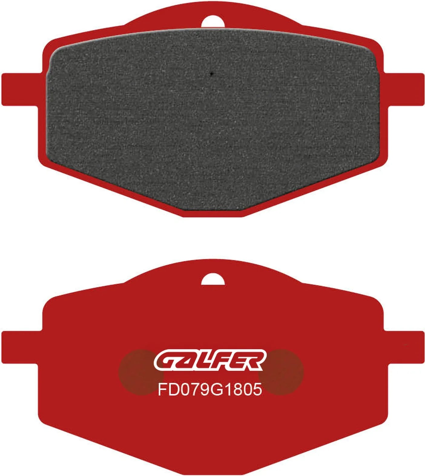 Front Semi-Metal Trial Top Brake Pads - Galfer Compatible With Yamaha Ysr 80 (1986-1992)