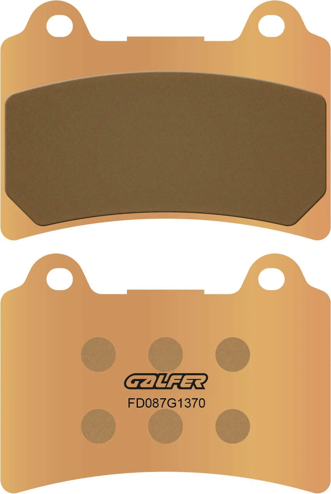 Front Sintered Street Brake Pads - Galfer Compatible With Yamaha Tdr 250 (1987-1992)