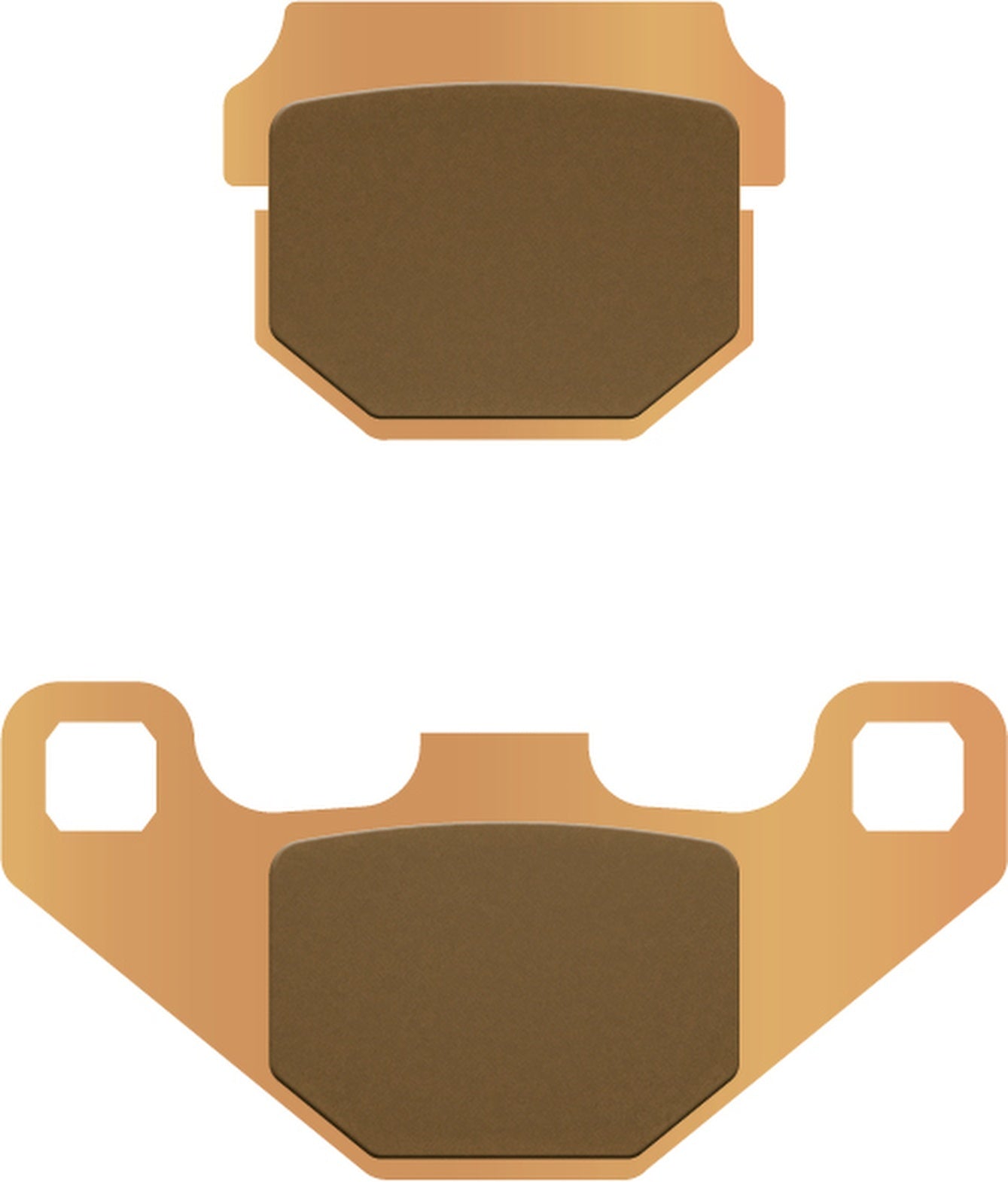 Front Sintered Scooter Brake Pads - Galfer Compatible With Adly Thunder 100 Bike (2006)