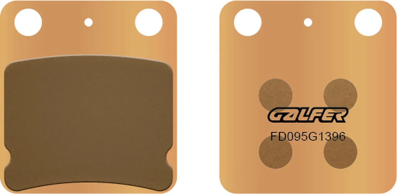 Rear Sintered Off-Road Brake Pads - Galfer Compatible With Keeway T 125 (2022)