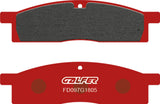 Front Semi-Metal Trial Top Brake Pads - Galfer Compatible With Yamaha Tt R 125 (2008)