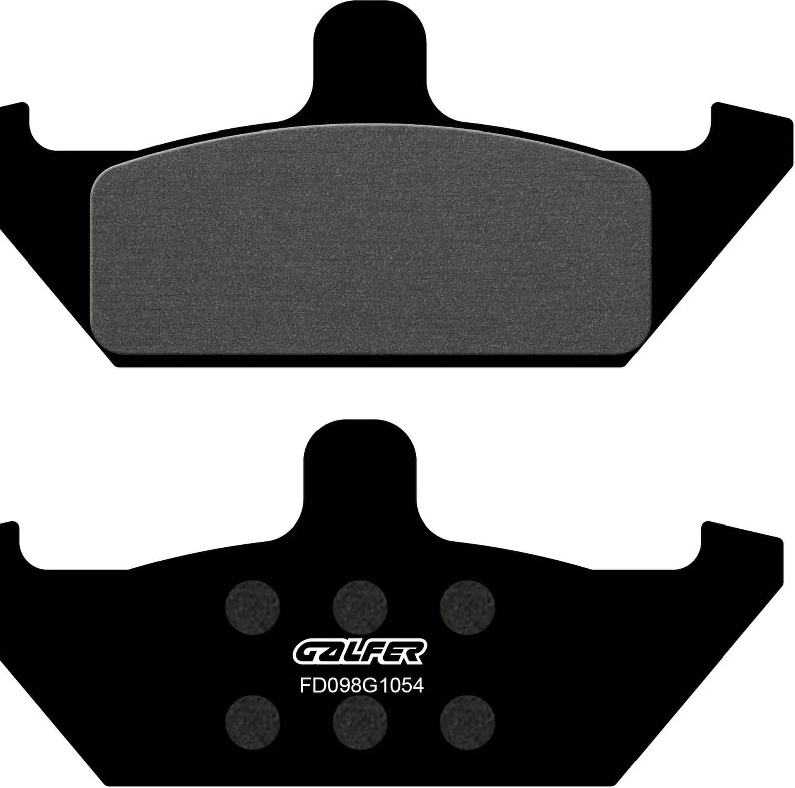 Front Semi-Metal Brake Pads - Galfer Compatible With Laverda 600 Or Atlas (1987)