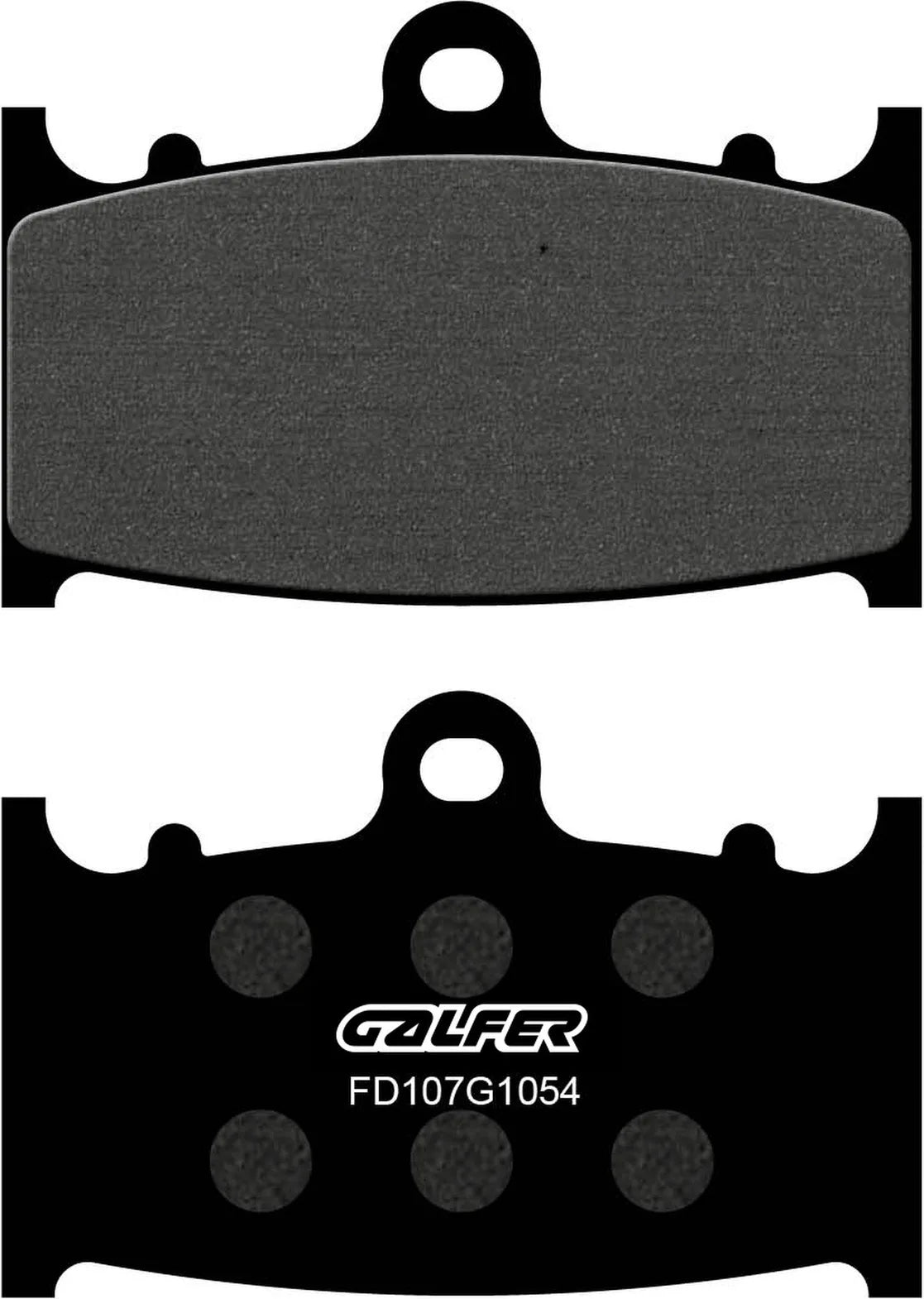 Front Semi-Metal Brake Pads - Galfer Compatible With Suzuki Gsx-R 400 (1989)