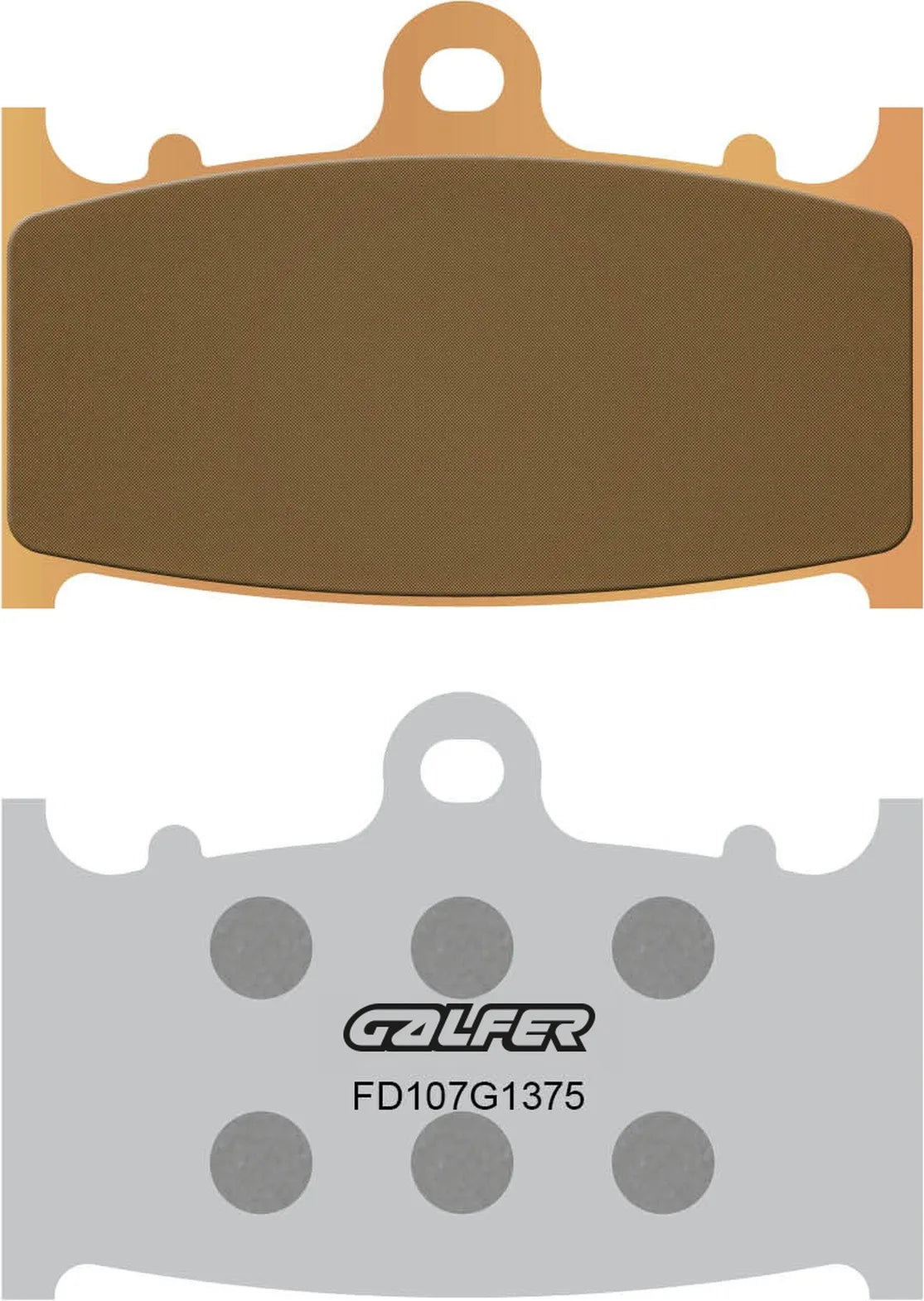 Front Sintered Sport Brake Pads - Galfer Compatible With Gasgas Sm 400 (2001)
