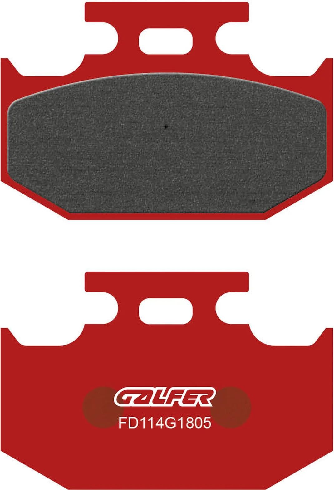 Rear Semi-Metal Trial Top Brake Pads - Galfer Compatible With Suzuki Dr 350 S Sh (1993)