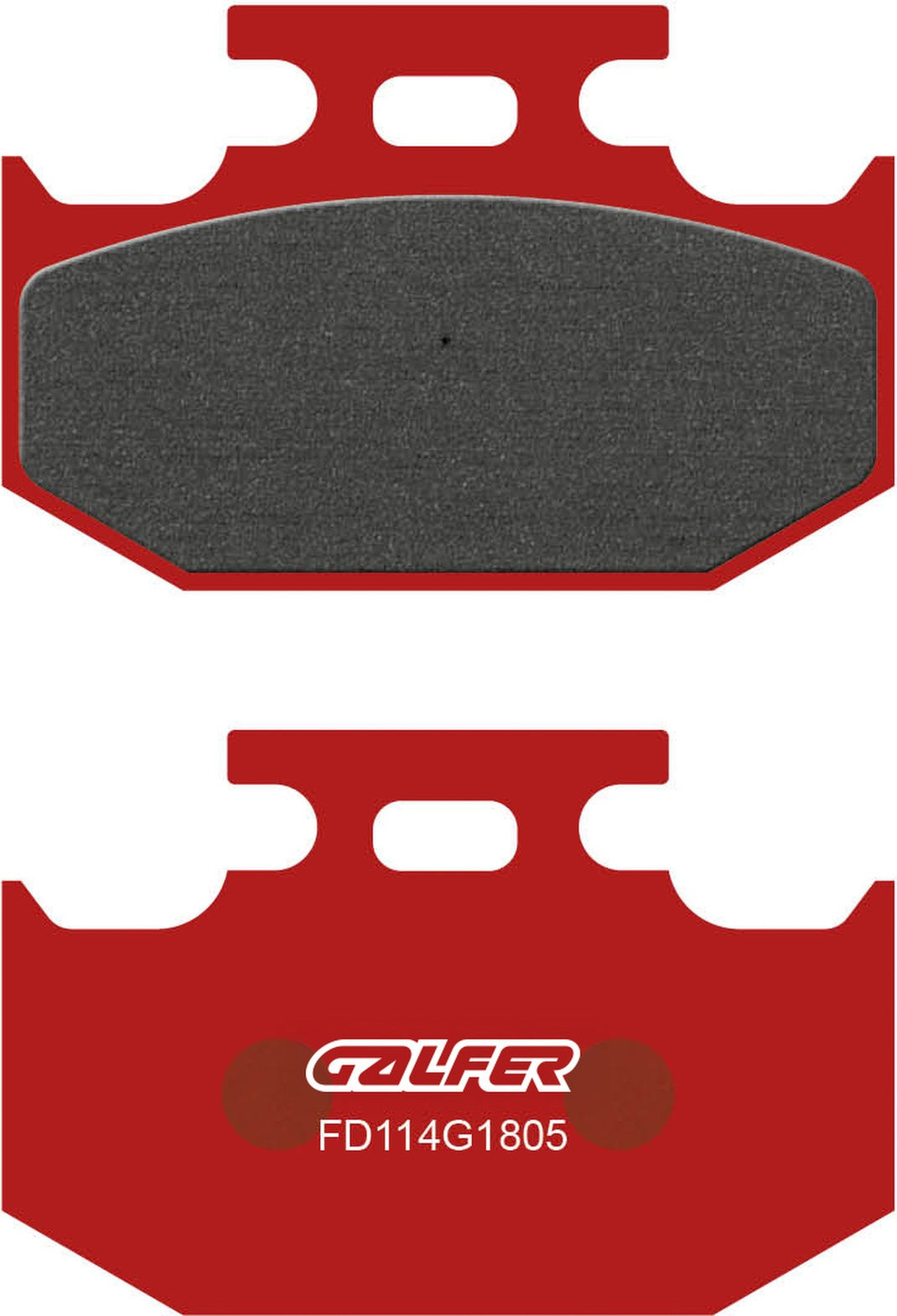 Rear Semi-Metal Trial Top Brake Pads - Galfer Compatible With Cannondale X 440 (2001)