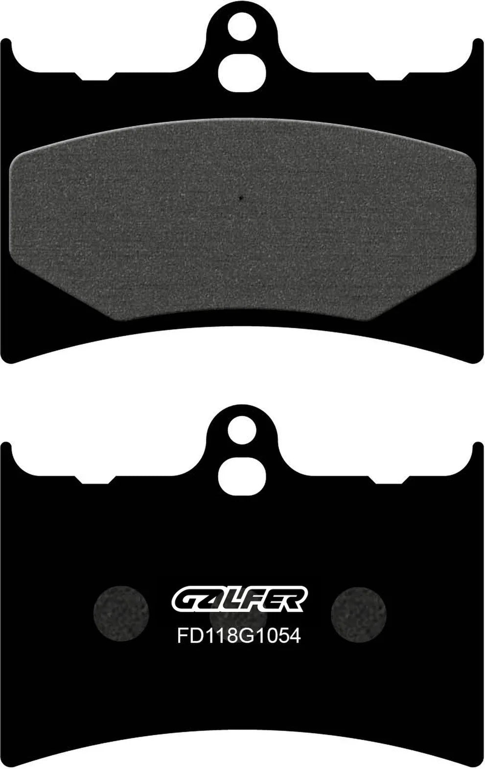 Front Semi-Metal Brake Pads - Galfer Compatible With Aprilia Af1 125 Sintesi (1990)
