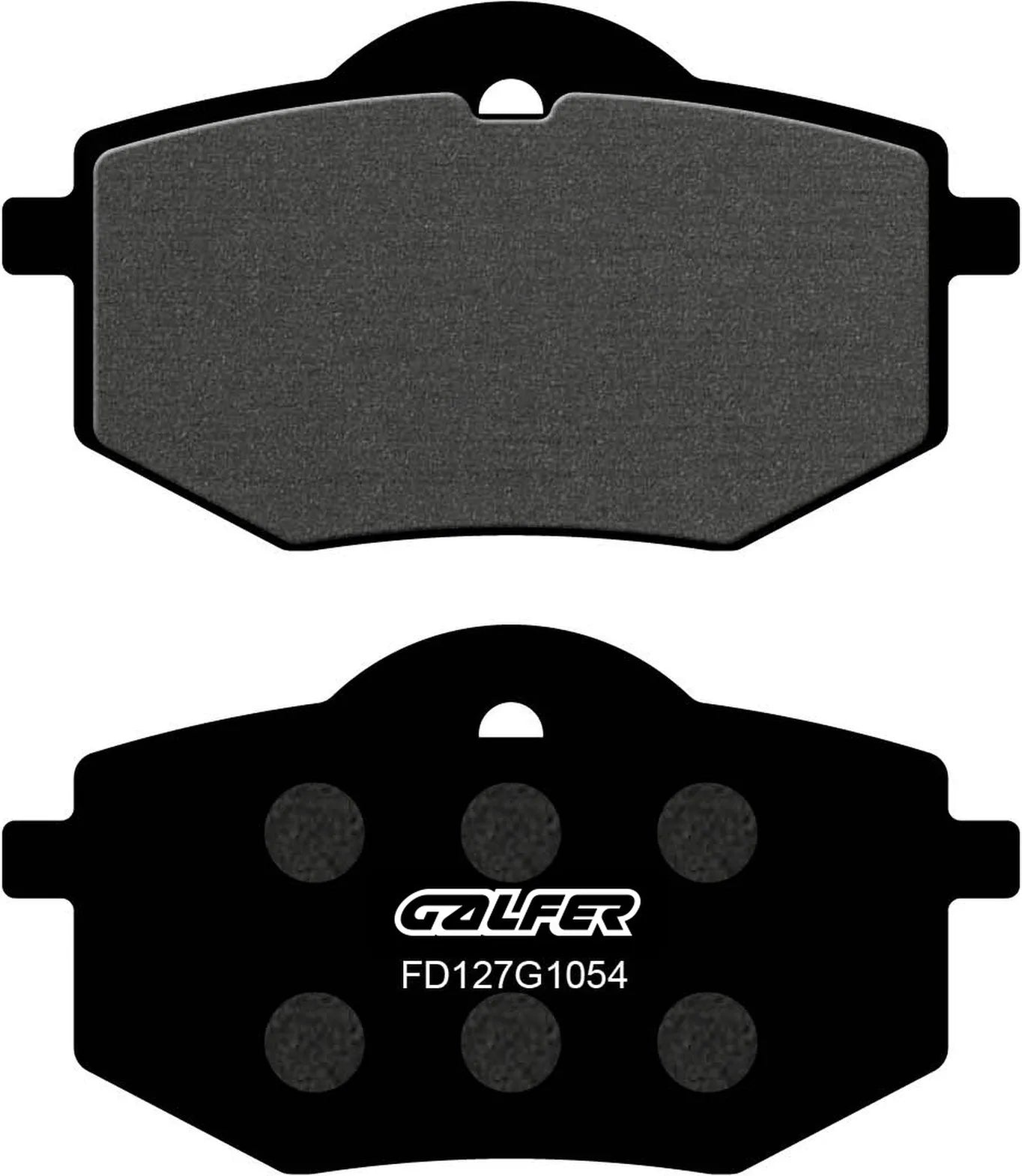 Rear Semi-Metal Brake Pads - Galfer Compatible With Csr Custom 250 (2006)