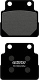 Rear Semi-Metal Brake Pads - Galfer Compatible With Honda Cb 450 Dx (1989)