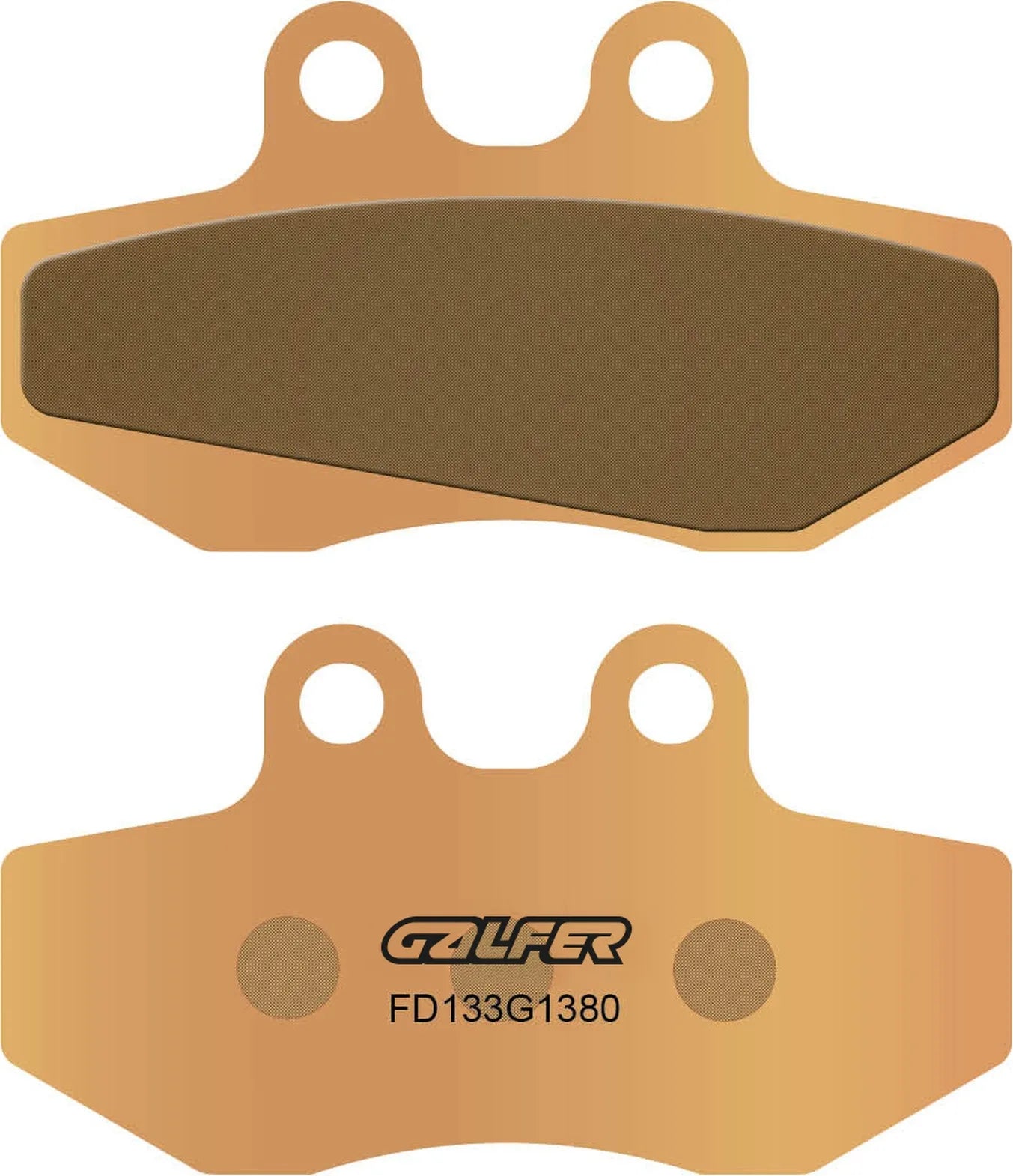 Front Sintered Scooter Brake Pads - Galfer Compatible With Motorhispania Ryz Sm 50 (1999-2004)