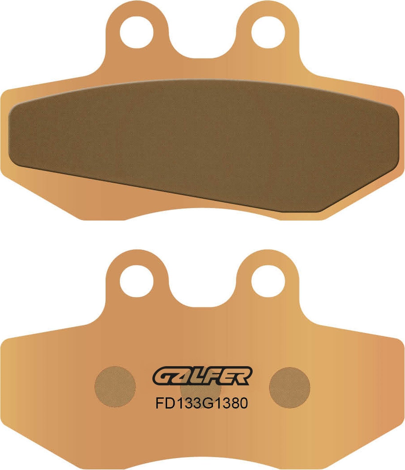 Front Sintered Scooter Brake Pads - Galfer Compatible With Ch Racing Wxe 50 Enduro (2005)