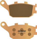 Rear Left Sintered Street Brake Pads - Galfer Compatible With Kawasaki Versys 650 Abs (2015)