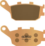 Rear Sintered Street Brake Pads - Galfer Compatible With Honda Cb 1300 S (2005-2009)