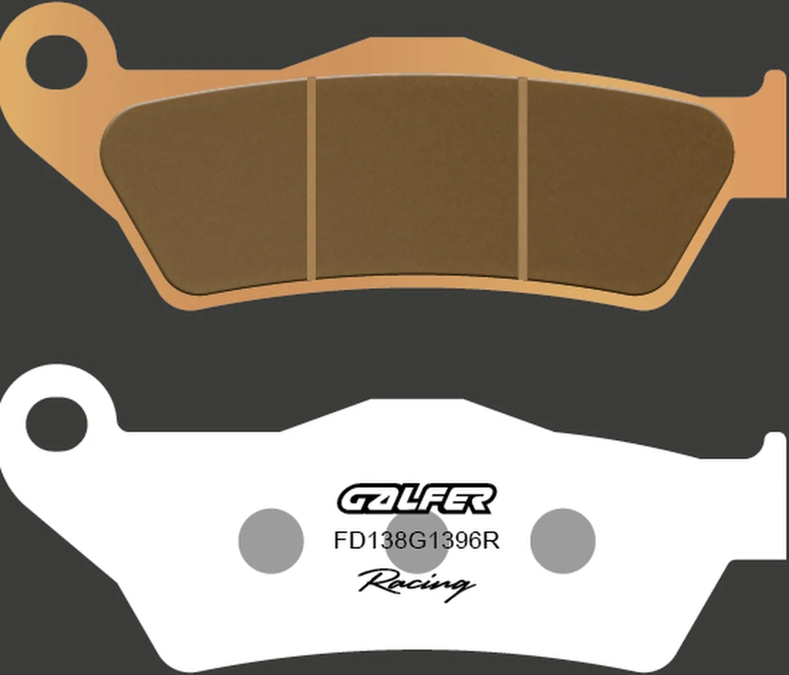 Front Sintered Racing Off-Road Brake Pads - Galfer Compatible With Vertemati E510 500 (2002)