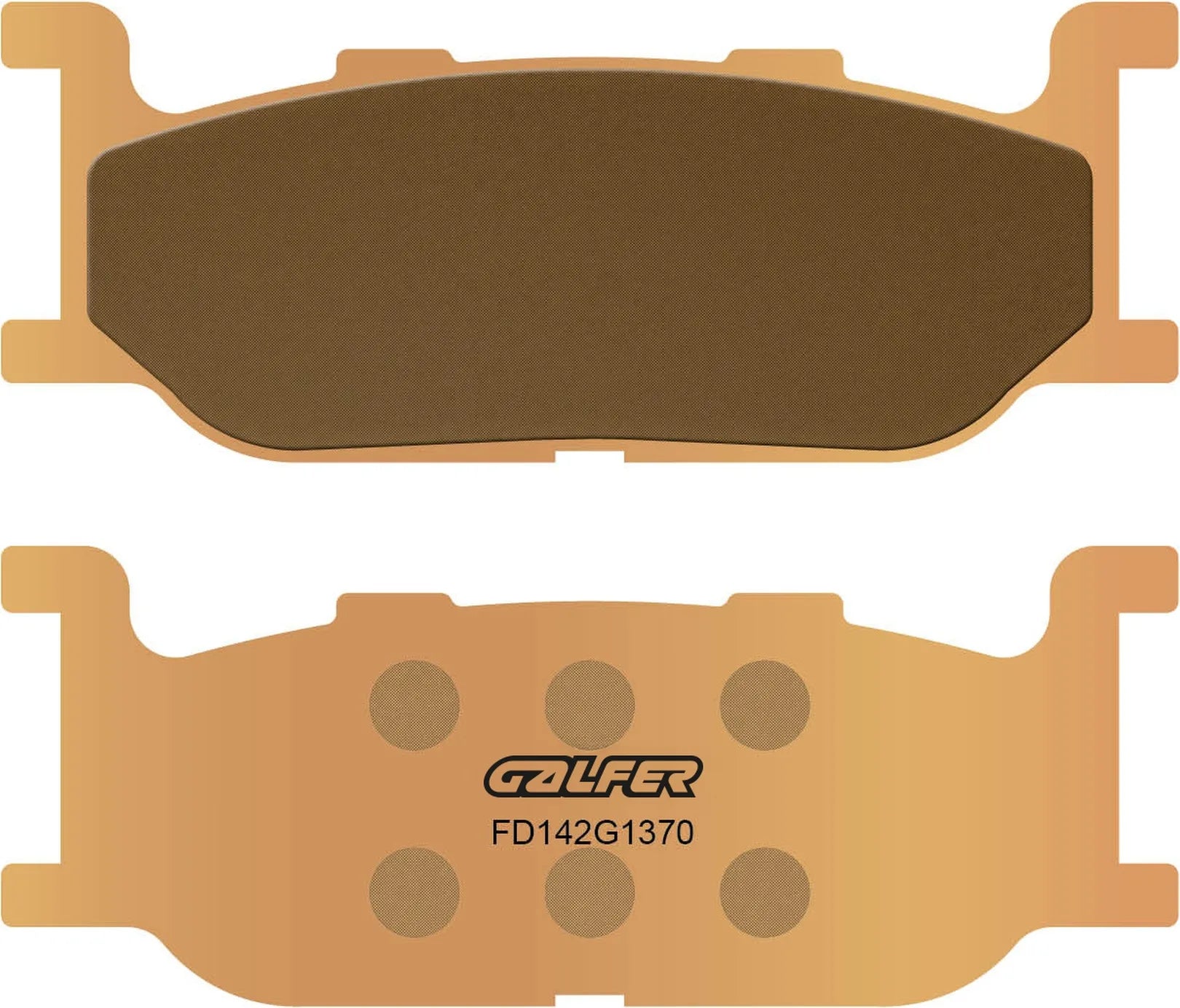 Front Sintered Street Brake Pads - Galfer Compatible With Cfmoto Sr 250 (2021)