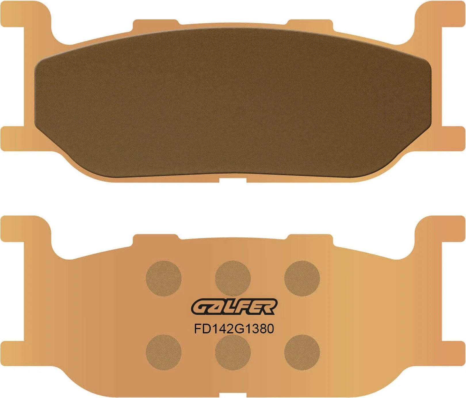 Front Sintered Scooter Brake Pads - Galfer Compatible With Cfmoto Sr 300 (2021)