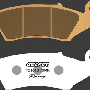 Front Sintered Racing Off-Road Brake Pads - Galfer Compatible With Rieju Mr 250 Pro (2022)