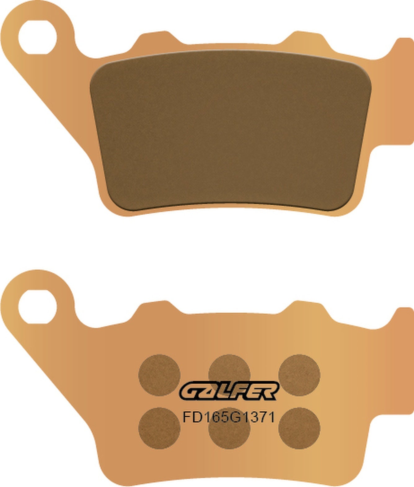 Rear Sintered Street Brake Pads - Galfer Compatible With Bajaj Pulsar 220 S (2010-2012)