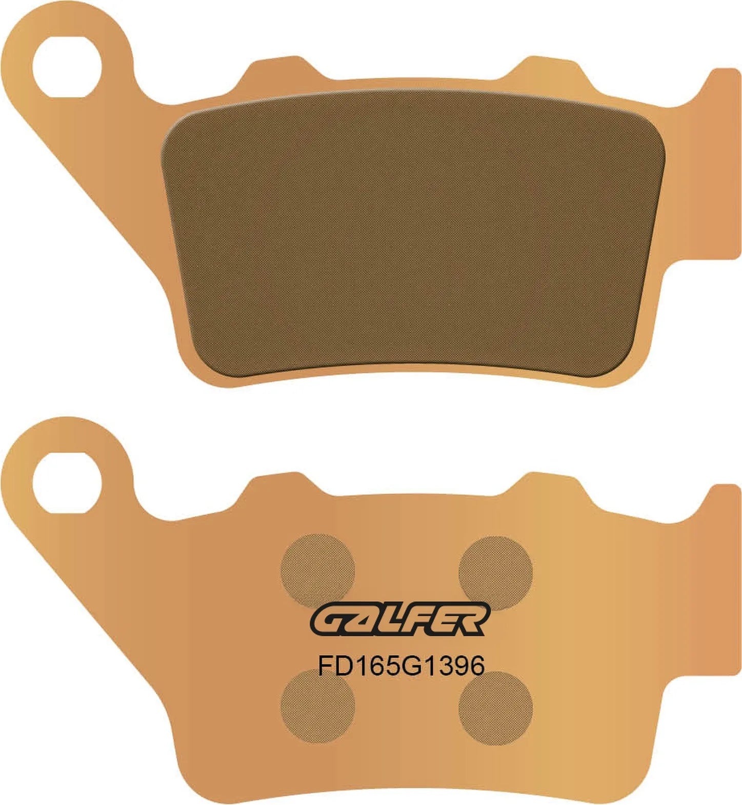 Rear Sintered Off-Road Brake Pads - Galfer Compatible With Macbor Rockster Flat 125 (2023)