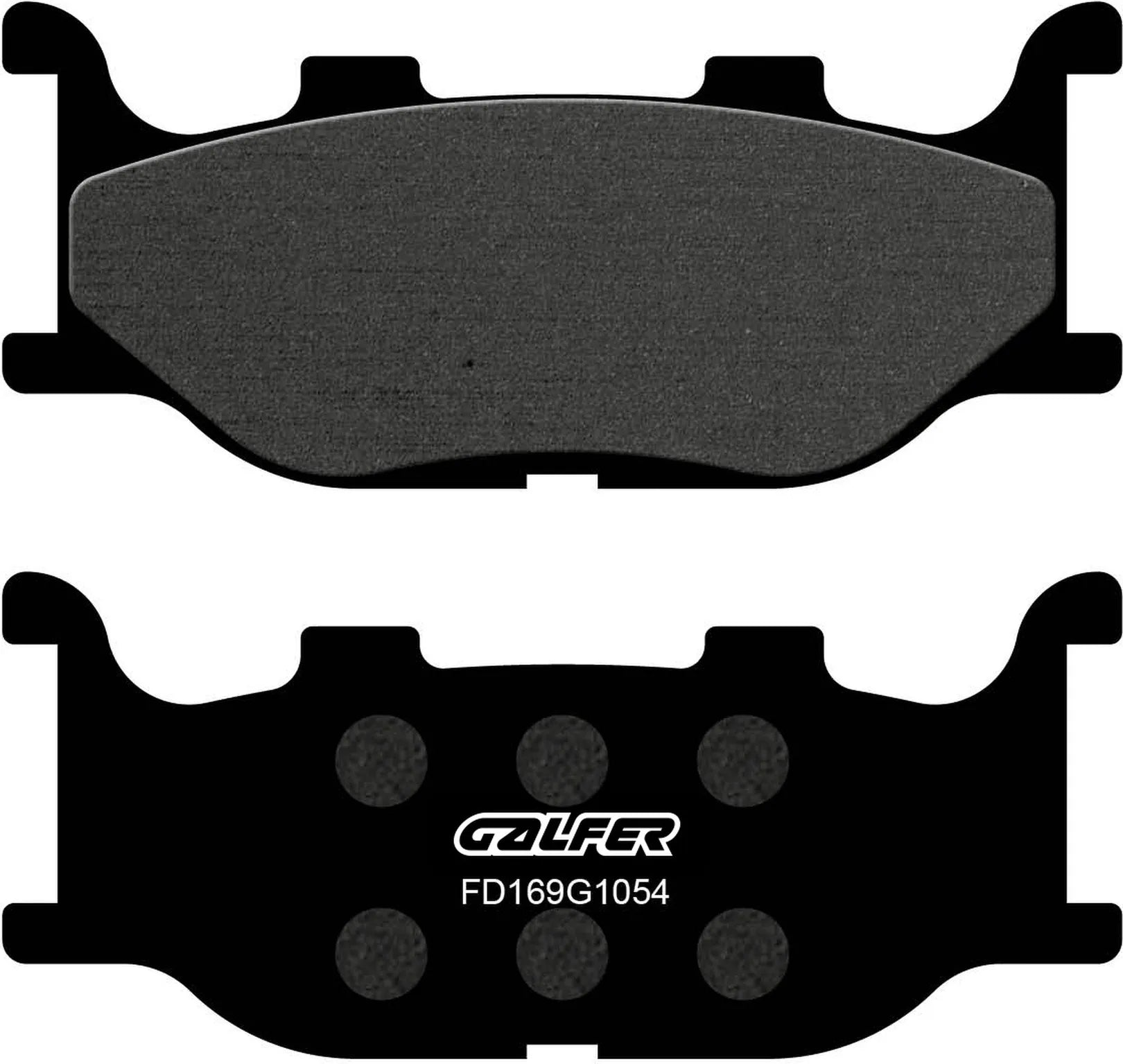 Front Semi-Metal Brake Pads - Galfer Compatible With Linhai Monarch 160 (2004)