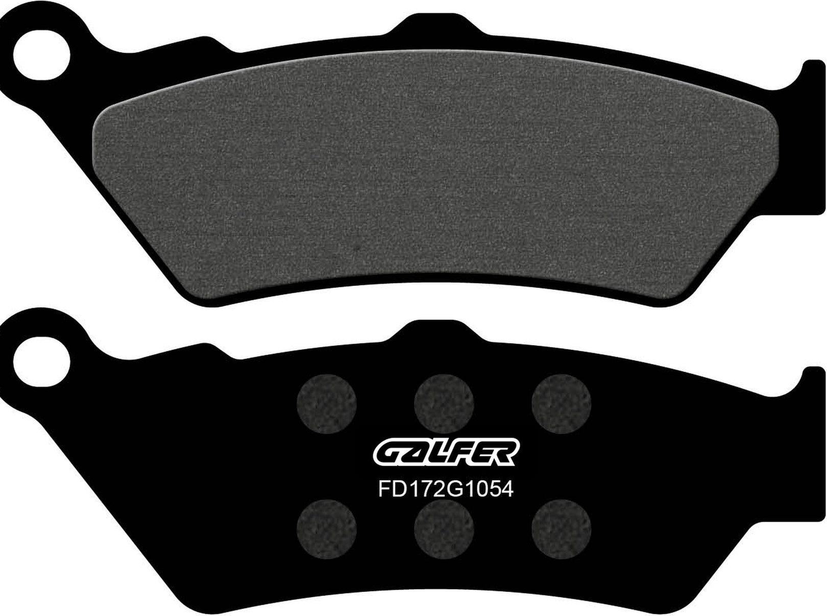 Front Semi-Metal Brake Pads - Galfer Compatible With Brammo Enertia Plus (2019)