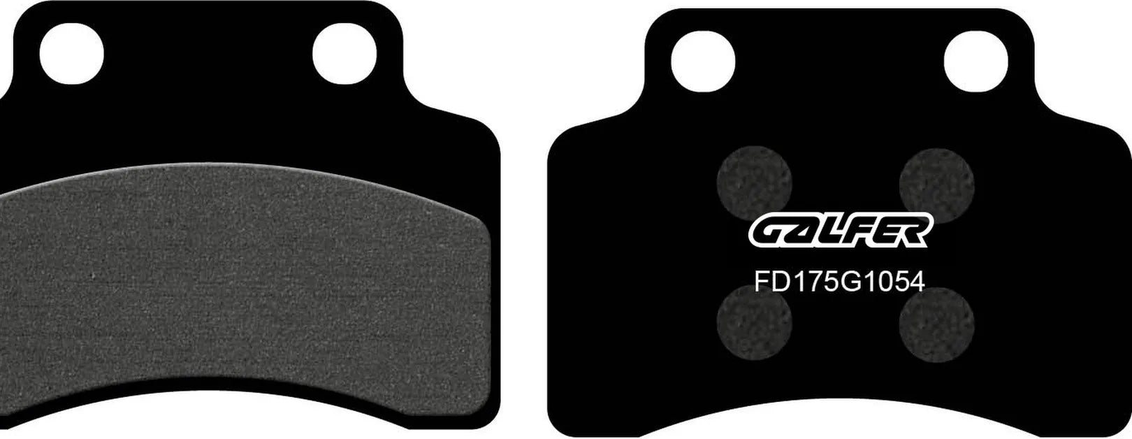 Rear Semi-Metal Brake Pads - Galfer Compatible With Keeway Viva 125 (2005)