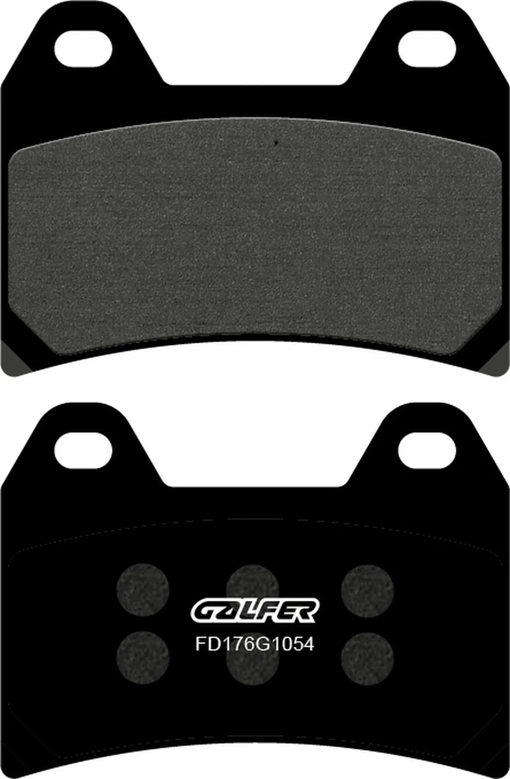 Front Semi-Metal Brake Pads - Galfer Compatible With Motus Mst 1650 (2015)