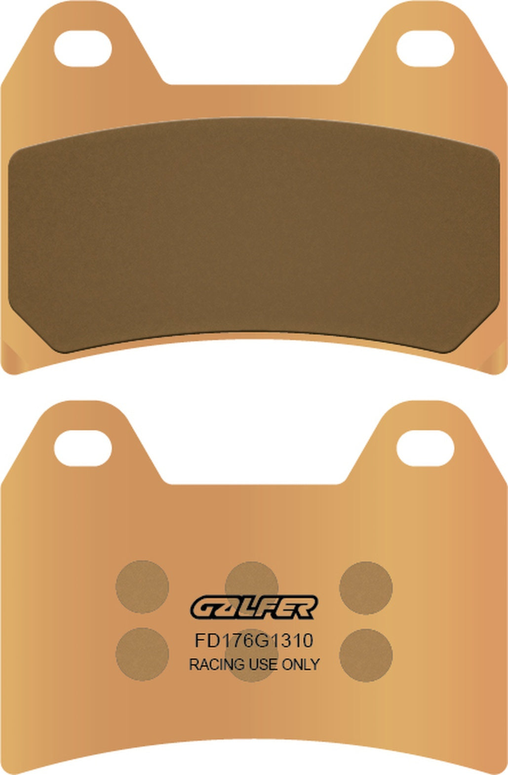 Front Sintered Racing Brake Pads - Galfer Compatible With Brammo Empulse R (2019)