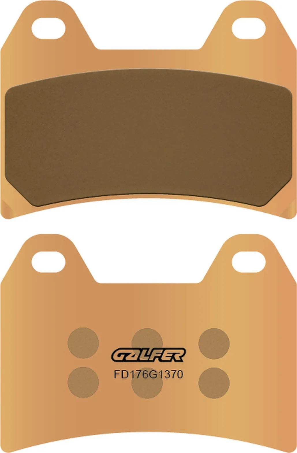 Front Sintered Street Brake Pads - Galfer Compatible With Voxan Roadster 1000 (1999)