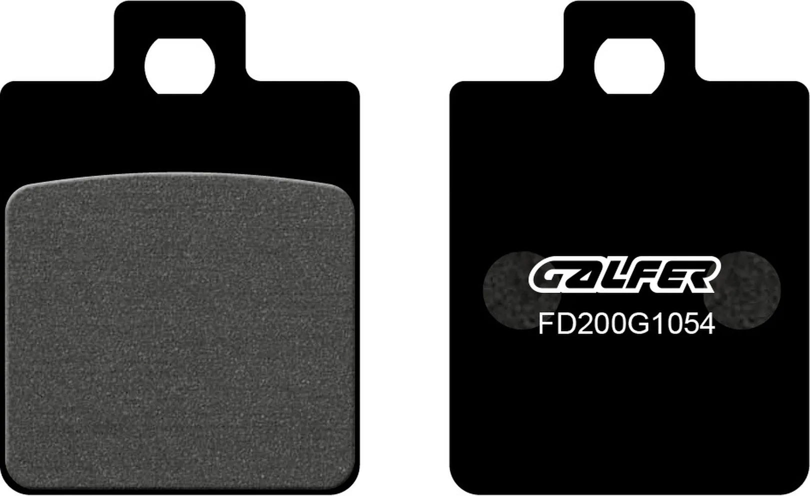 Front Semi-Metal Brake Pads - Galfer Compatible With Piaggio Mp3 300 Ie Yourban (2013)