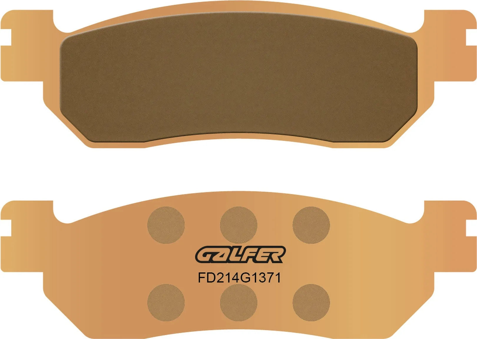 Front Sintered Street Brake Pads - Galfer Compatible With Sigma 150-6Y (2010-2018)