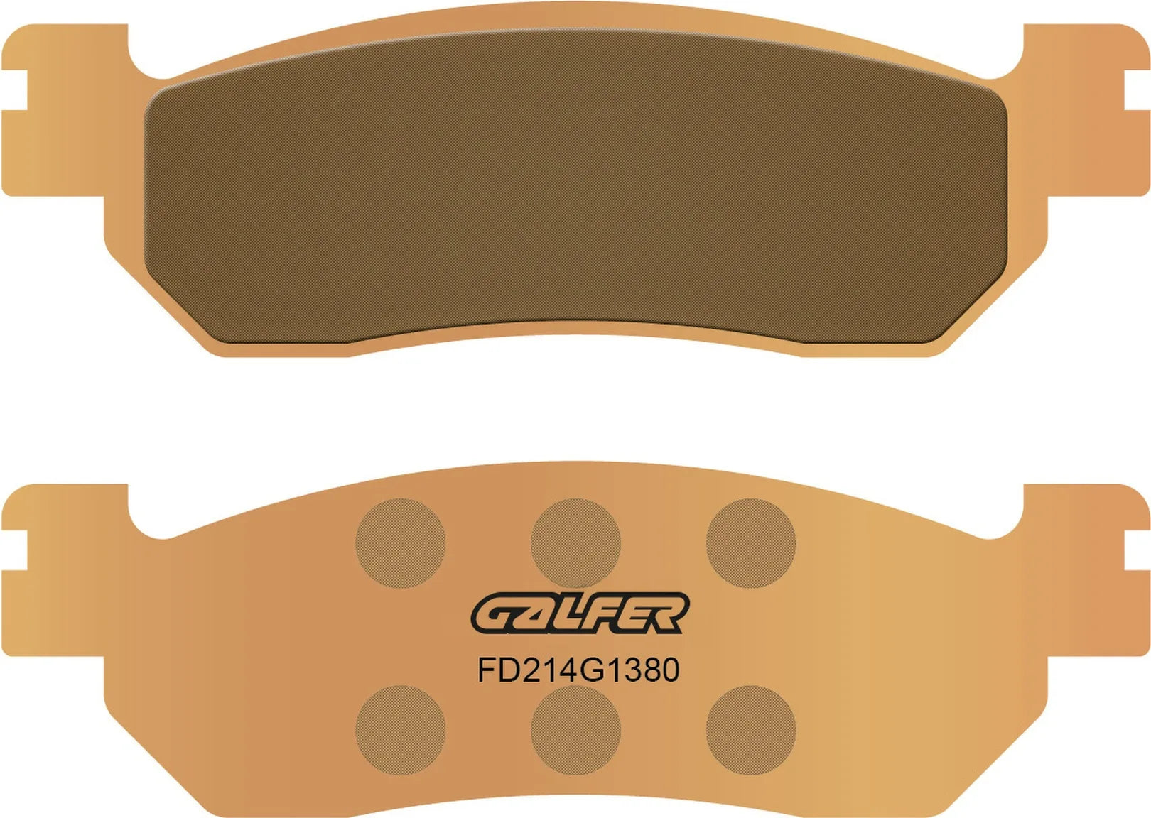 Rear Sintered Scooter Brake Pads - Galfer Compatible With Italjet Jupiter 250 (2002)