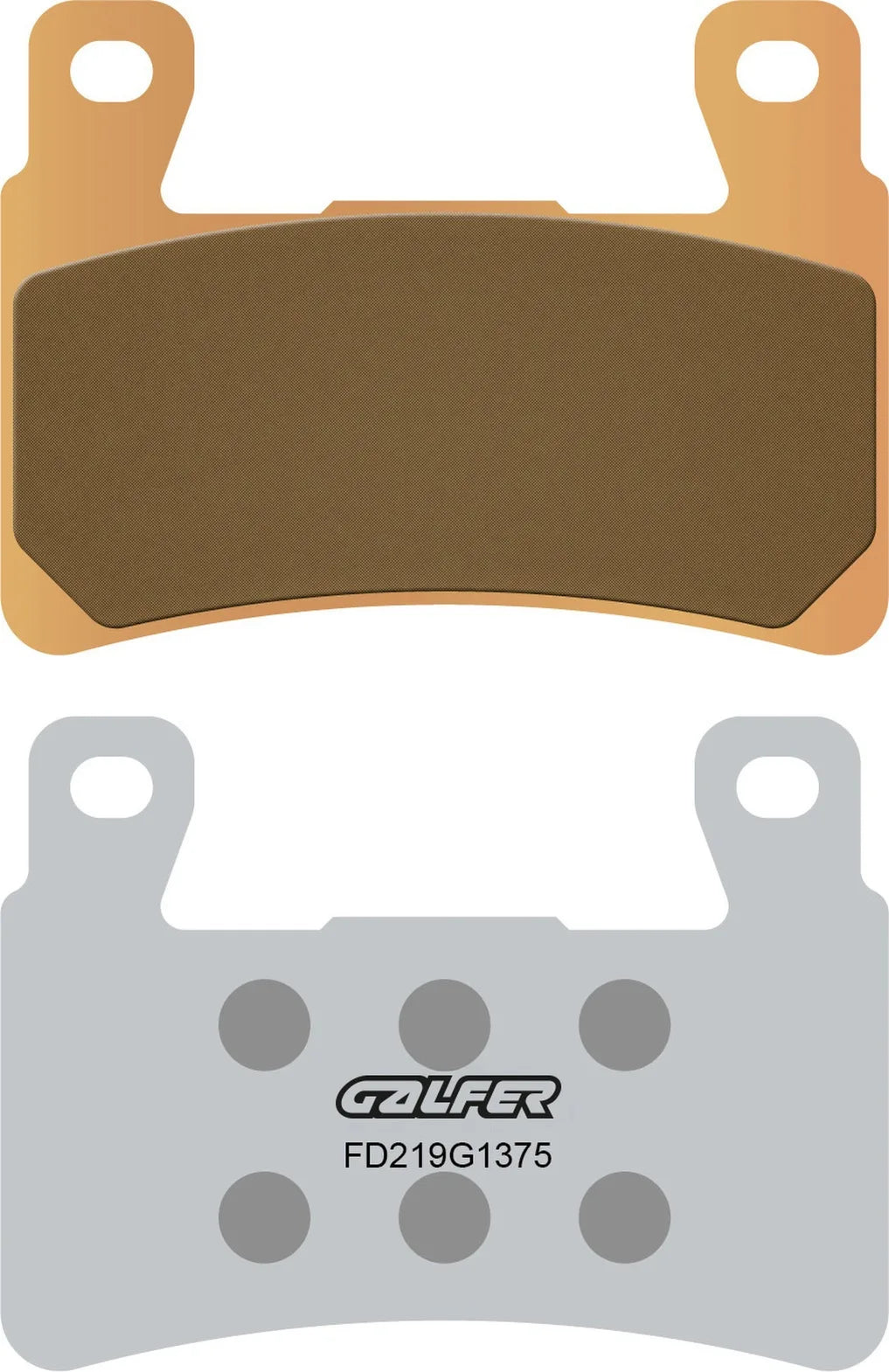 Front Sintered Sport Brake Pads - Galfer Compatible With Keeway Rock 300 (2022)