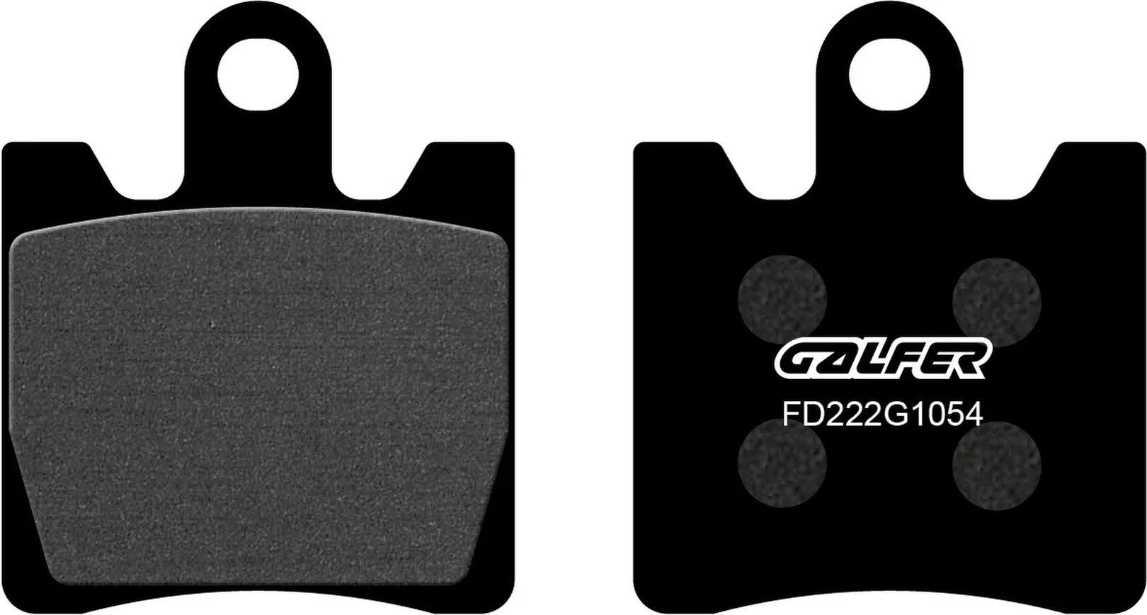 Front Semi-Metal Brake Pads - Galfer Compatible With Daelim S2 125 Freewing Fi (2008)