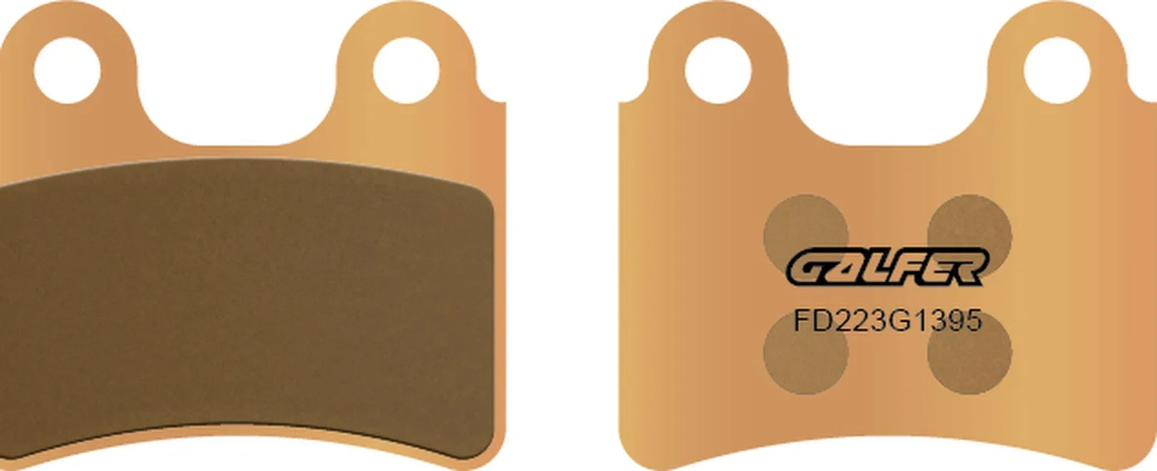 Front Sintered Trial Brake Pads - Galfer Compatible With Ossa Tr 125 I (2015)