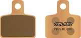 Rear Sintered Trial Brake Pads - Galfer Compatible With Metrakit Mini Gp Xl 80 Pro (2004)