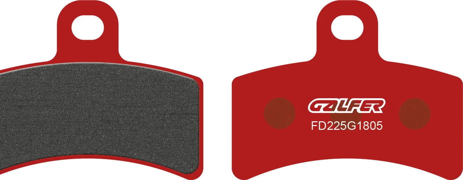 Front Semi-Metal Trial Top Brake Pads - Galfer Compatible With Gasgas Txt 200 (1999)