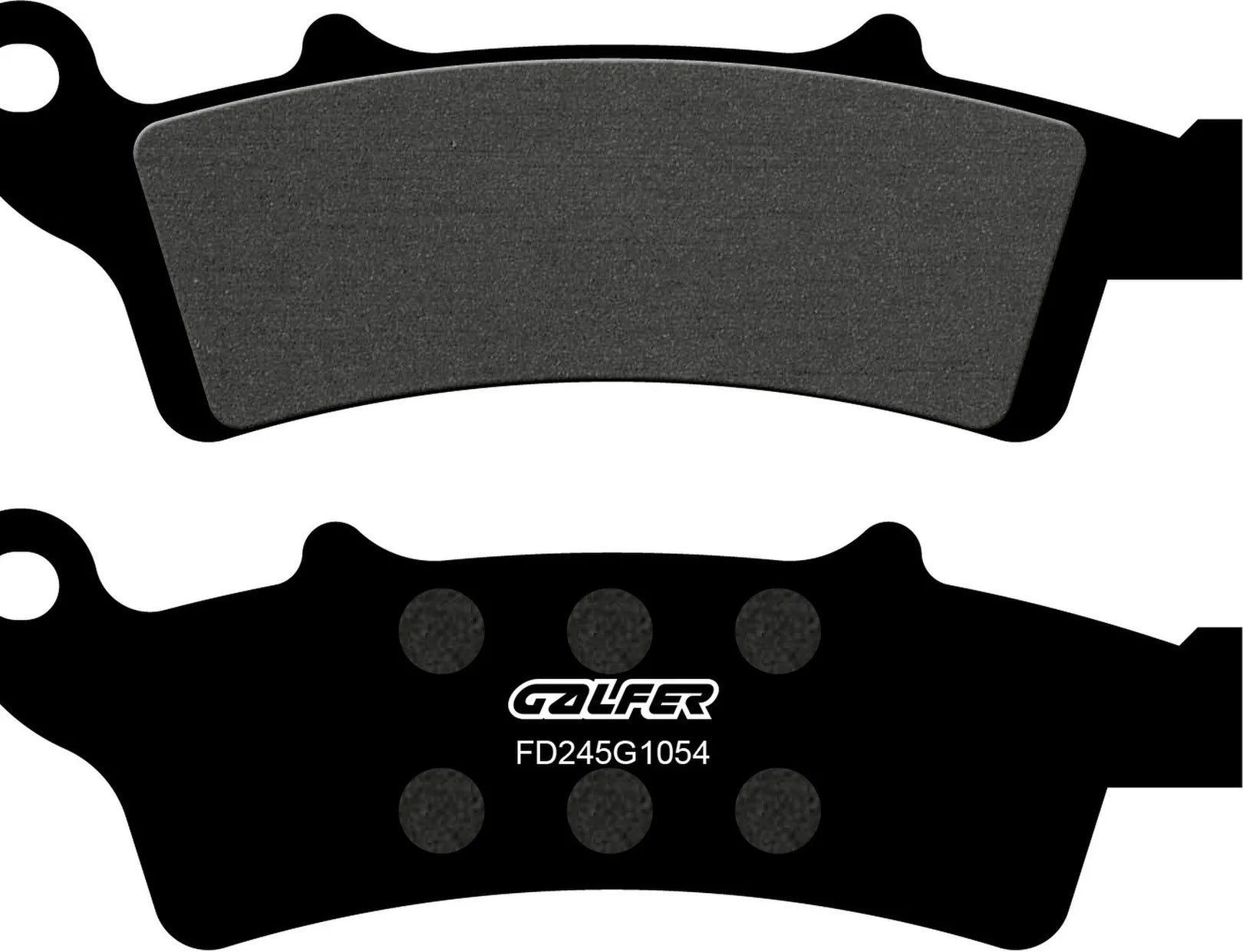 Front Semi-Metal Brake Pads - Galfer Compatible With Aprilia Arrecife 400 Sprint (2007)