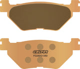 Rear Sintered Scooter Brake Pads - Galfer Compatible With Yamaha Xp 530 T-Max Abs (2012-2014)