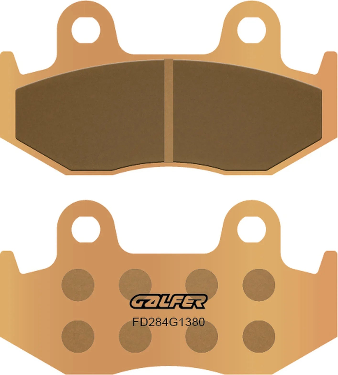 Rear Sintered Scooter Brake Pads - Galfer Compatible With Italjet Jack 125 (2007)
