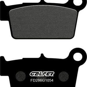 Rear Semi-Metal Brake Pads - Galfer Compatible With Rieju Mr 250 Pro (2022)