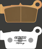 Rear Sintered Racing Off-Road Brake Pads - Galfer Compatible With Hm Derapage Competicion 125 4T (2011)