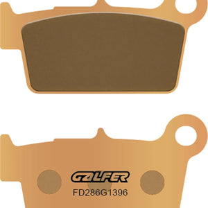 Rear Sintered Off-Road Brake Pads - Galfer Compatible With Rieju Mr 250 Pro (2022)